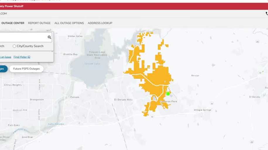 Se restableció la energía a casi 4.000 clientes de PG&E en Cameron Park