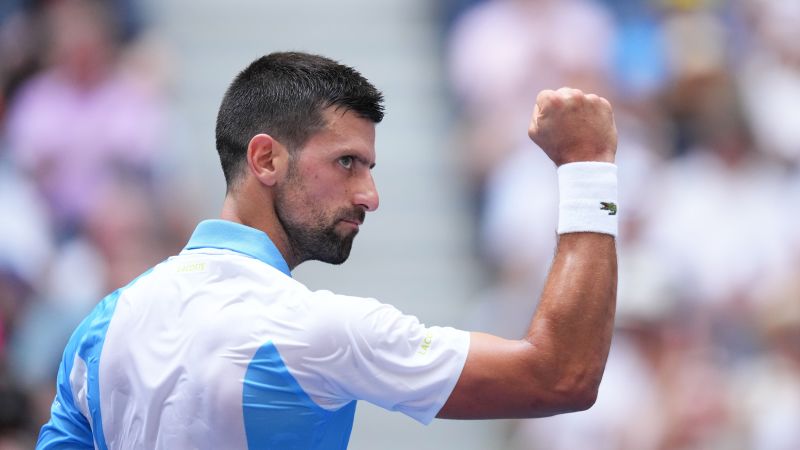 Novak Djokovic llegó a las semifinales del US Open, derrotando a la superestrella estadounidense Taylor Fritz