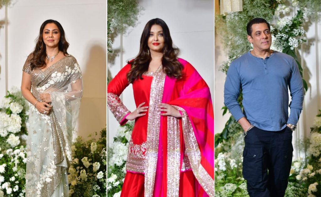 Salman Khan, Aishwarya Rai Bachchan y Gauri Khan lideran las celebridades en la fiesta de Diwali de Manish Malhotra