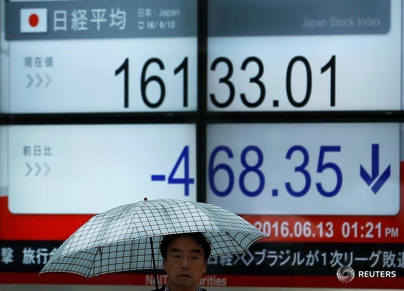 Las acciones asiáticas caen por la incertidumbre sobre las tasas de interés estadounidenses;  El Nikkei critica las apuestas del BOJ Por Investing.com