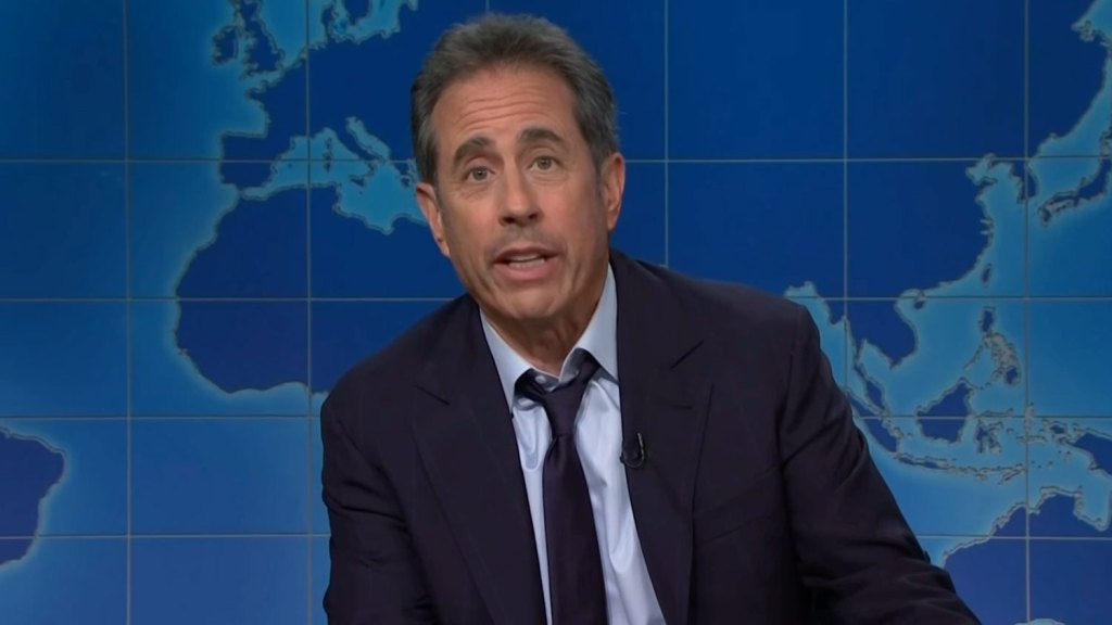 Jerry Seinfeld bloquea la actualización de fin de semana de SNL como ‘el tipo que hizo demasiada prensa’ con una advertencia para Ryan Gosling