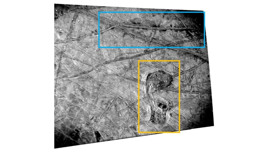 Foto espacial de esta semana: la NASA ve el movimiento de un “ornitorrinco” en Europa, la luna de Júpiter