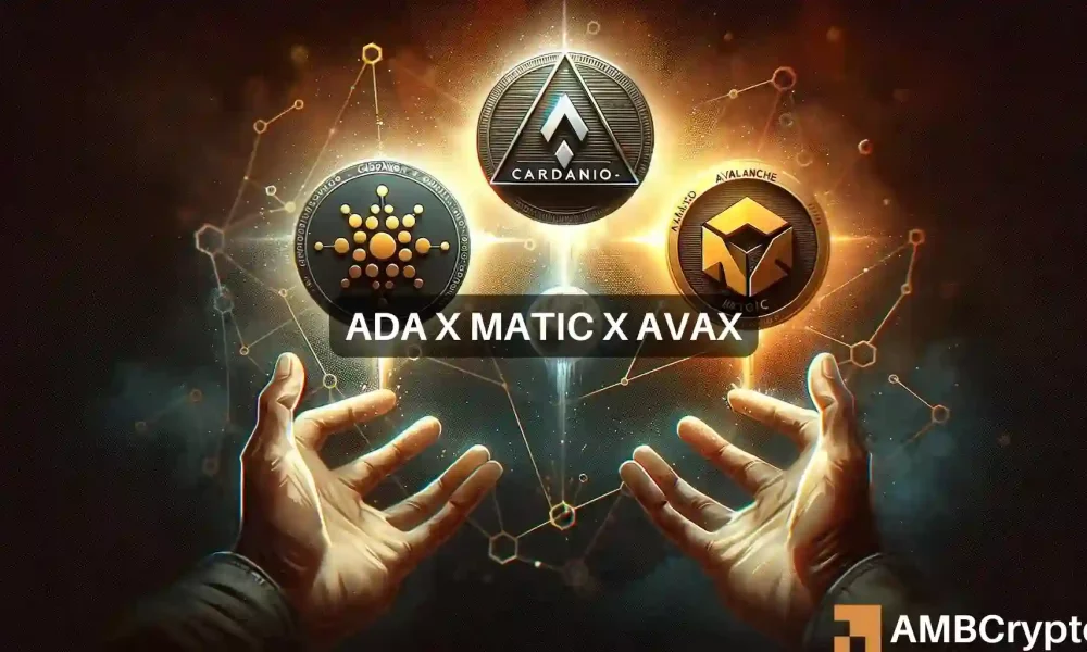 COMPROBANDO LA FUERTE CORRELACIÓN DE CARDano CON AVAX, MATIC: ¿GANANCIAS FUTURAS?