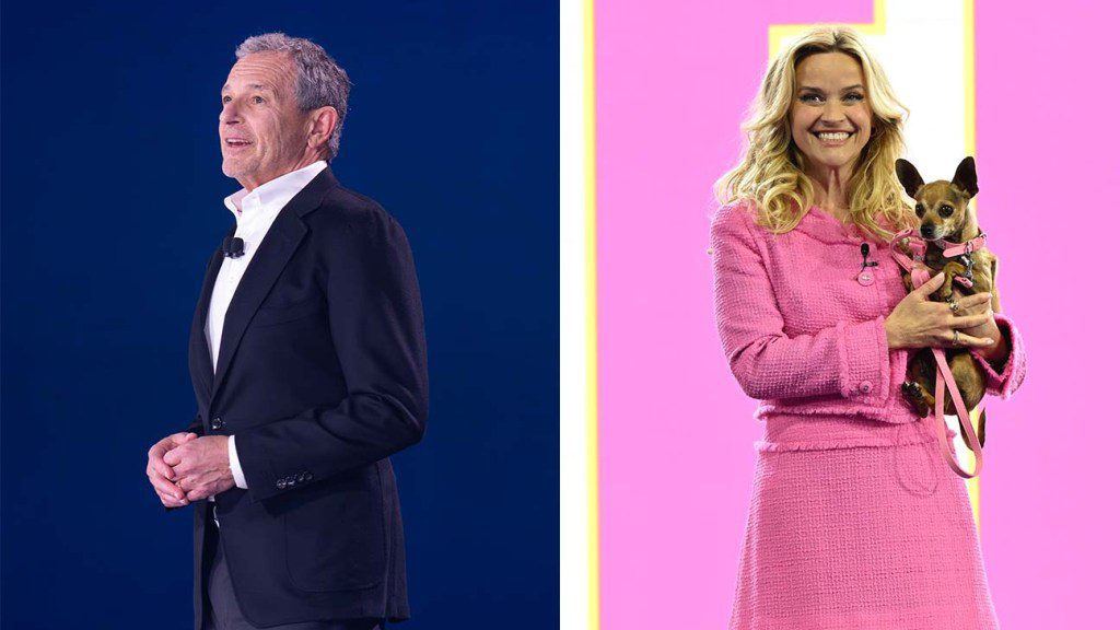 Bob Iger y Reese Witherspoon