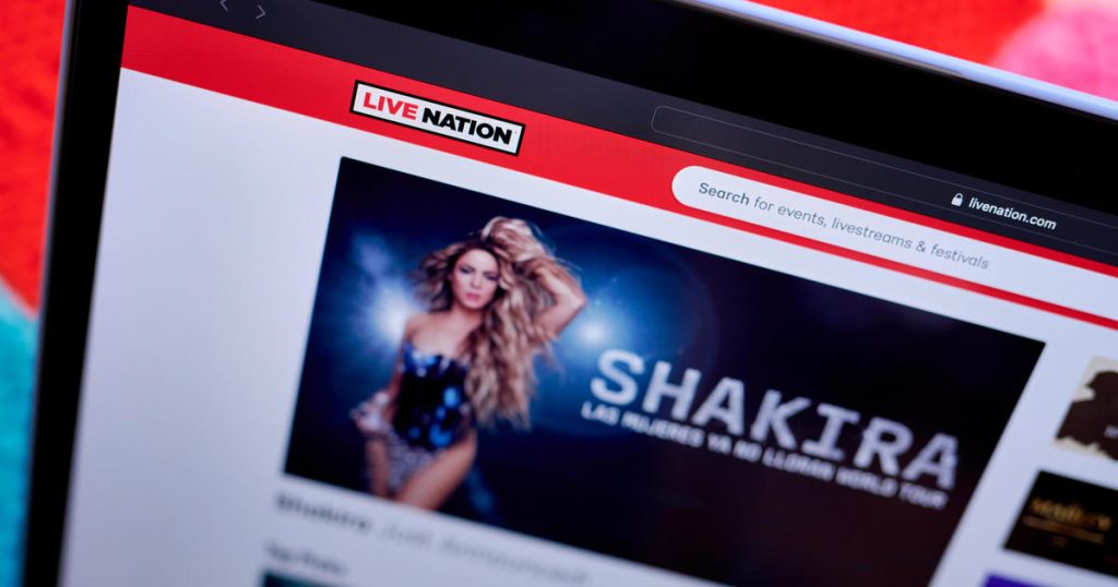 El Departamento de Justicia demanda a Live Nation y Ticketmaster por monopolizar la industria de los conciertos