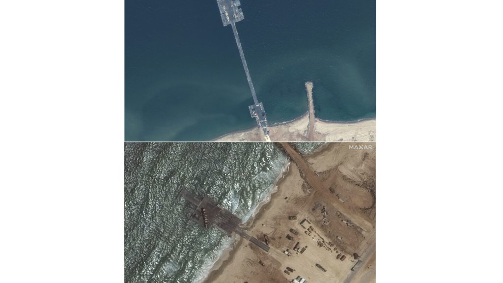 Se derrumbó el muelle construido por Estados Unidos en Gaza.  Así es como llegamos aquí y lo que podría ser el próximo