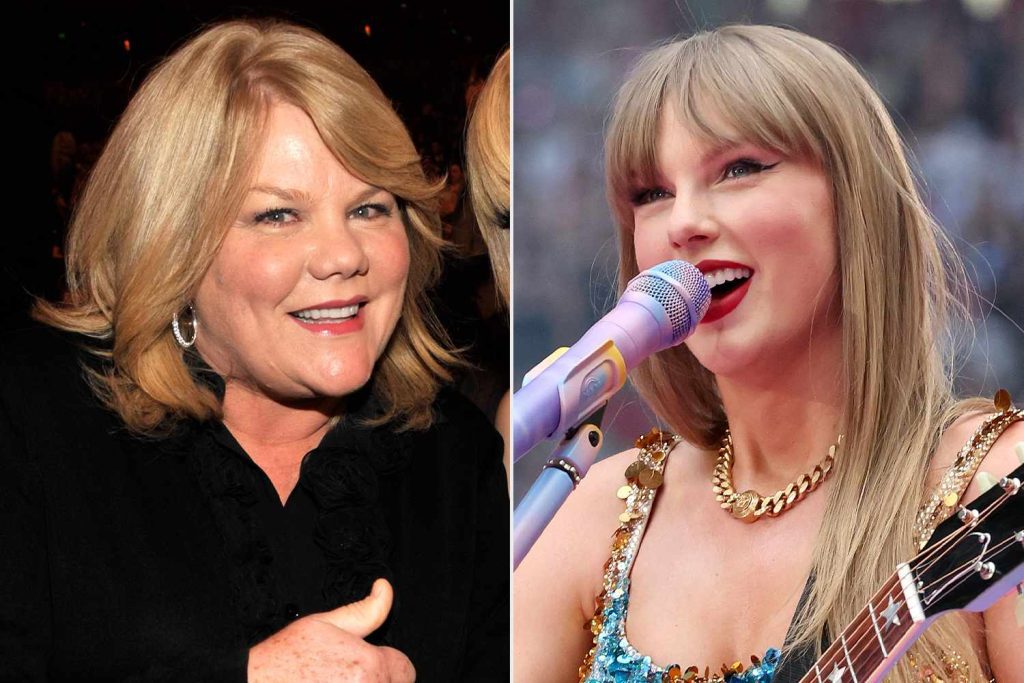 Andrea, la madre de Taylor Swift, reacciona a la letra de ‘thanK you aIMee’.