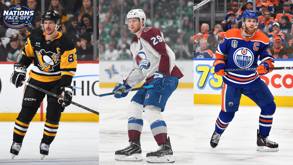 Crosby, MacKinnon y McDavid entre los 6 mejores jugadores de Canadá para el enfrentamiento de 4 naciones de 2025