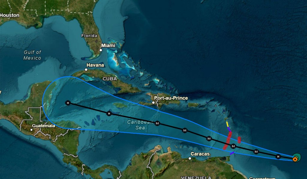 El huracán Beryl se está formando y se espera que se convierta en categoría 3 en su camino hacia el Caribe – Orlando Sentinel