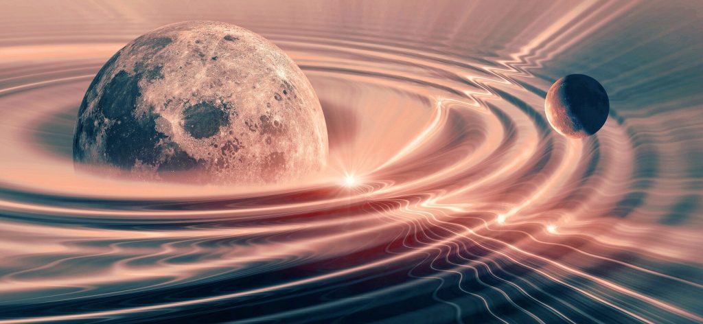 Ondas gravitacionales y la geometría del espacio-tiempo.