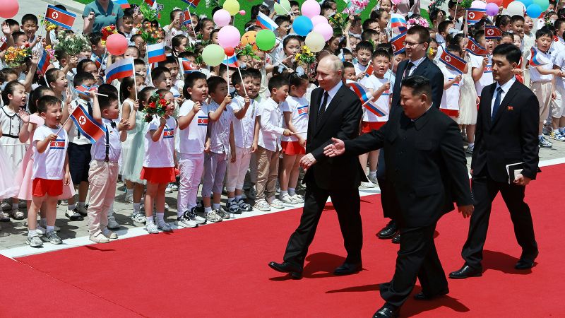 Putin dice que Rusia y Corea del Norte se ayudarán mutuamente si son atacados, llevando los lazos a un “nuevo nivel”