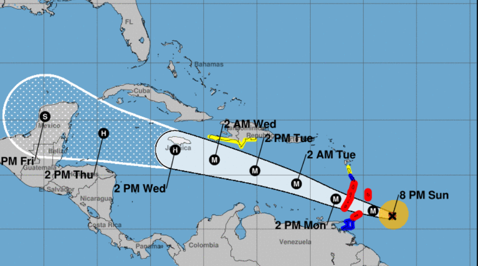 El huracán Beryl, ahora de categoría 4, pone a Jamaica en su camino;  La tormenta tropical Chris podría formarse cerca de México – Sun Sentinel