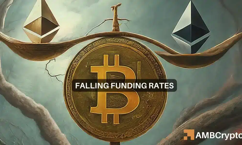 Caen las tasas de financiación de criptomonedas: ¿cómo se verán afectados Bitcoin y Ethereum?