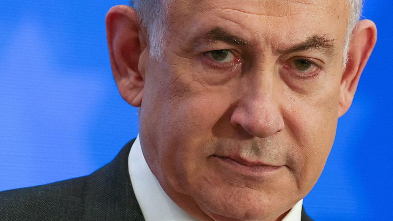 El primer ministro israelí, Benjamín Netanyahu, se aleja de una importante concesión israelí en las conversaciones de alto el fuego.