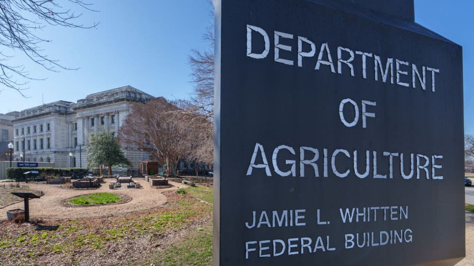 Toma exterior de la sede del USDA en Washington, DC.